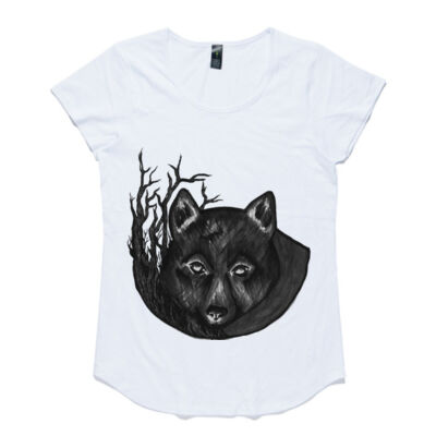 Wolf  Scoop Neck Women's Thumbnail